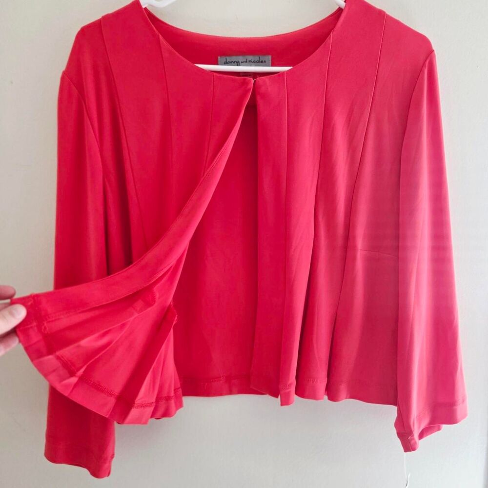Unbranded Women's Pink and Red Cardigan